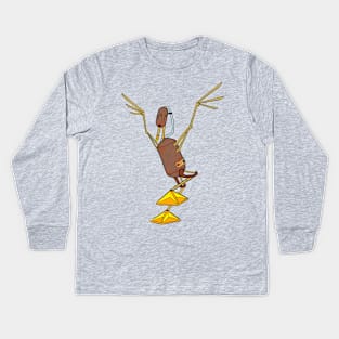 Bird Bot Kids Long Sleeve T-Shirt